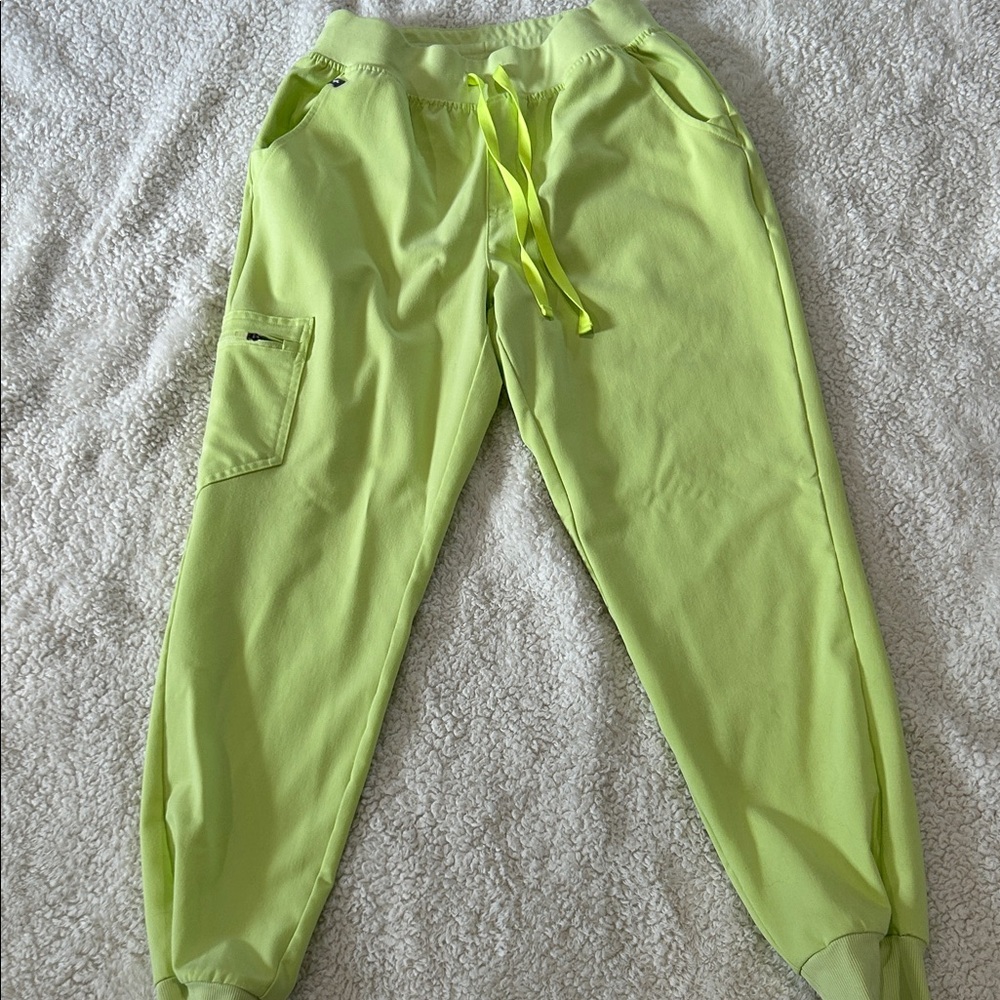 Figs Vivid YellowJogger Scrub Pants